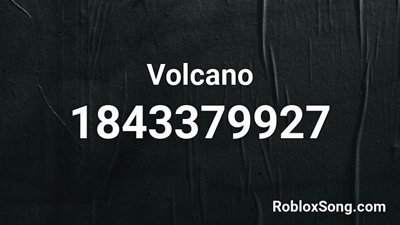 Volcano Roblox ID