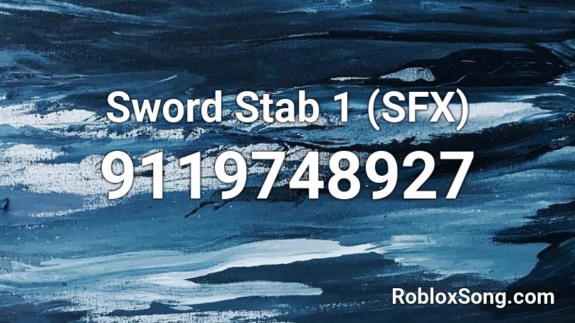 Sword Stab 1 (SFX) Roblox ID