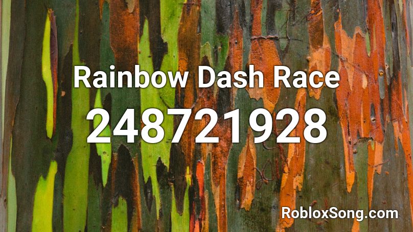 Rainbow Dash Race Roblox ID