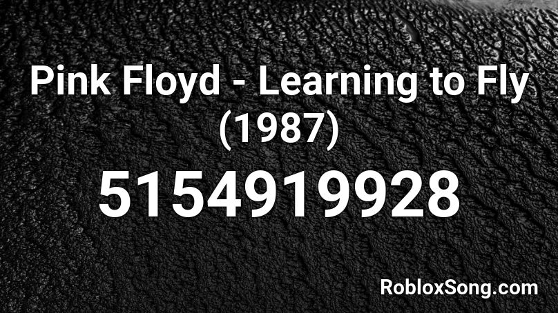 Pink Floyd - Learning to Fly (1987) Roblox ID