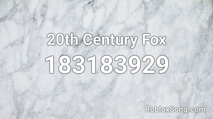 20th Century Fox Roblox Id Roblox Music Codes - bart baker roblox id