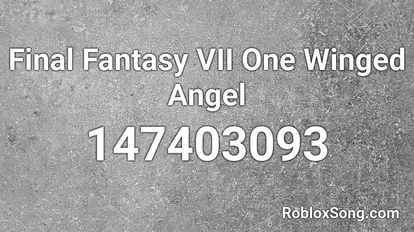 one winged angel final fantasy ost