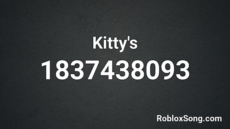 Kitty's Roblox ID