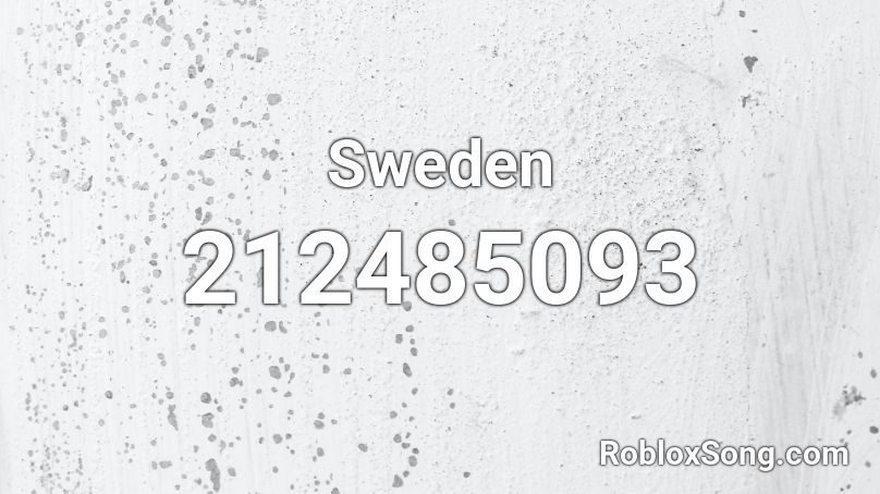 Sweden Roblox ID