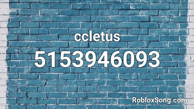 ccletus Roblox ID