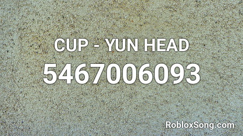 cup - yun head Roblox ID