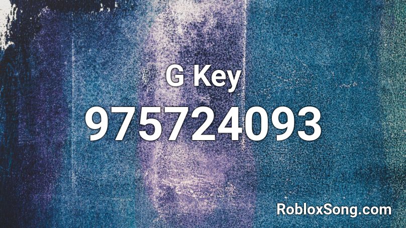 G Key Roblox ID