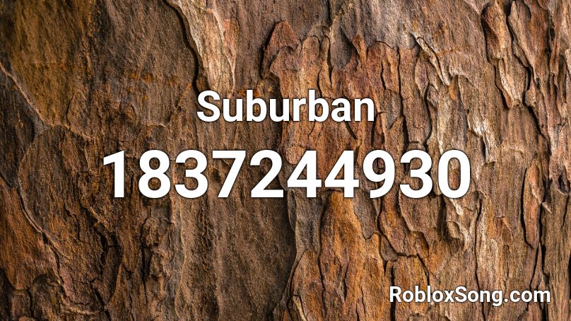 Suburban Roblox ID