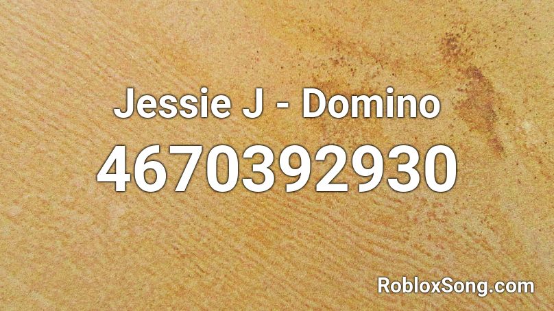 Jessie J - Domino Roblox ID