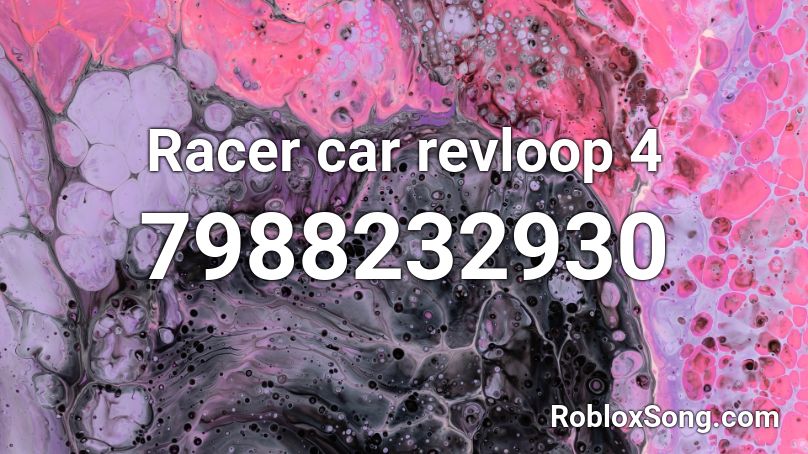 Racer car revloop 4 Roblox ID