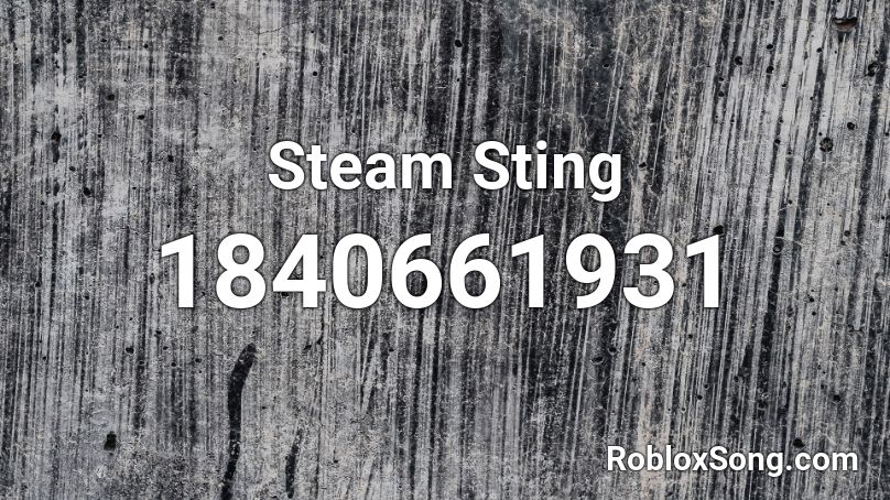 Steam Sting Roblox ID