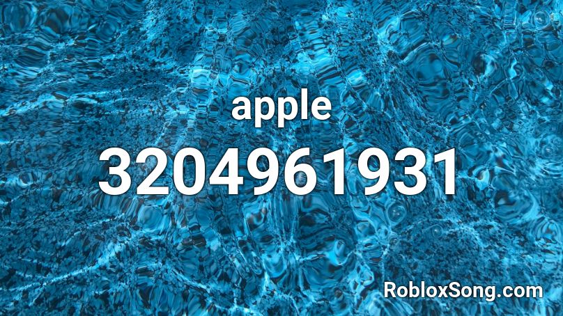 apple Roblox ID