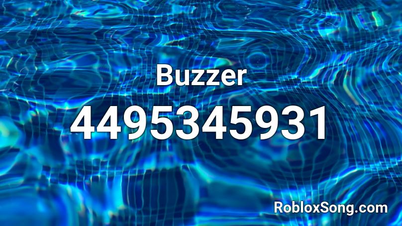 Buzzer Roblox ID