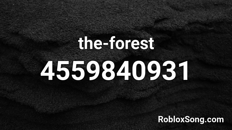 the-forest Roblox ID