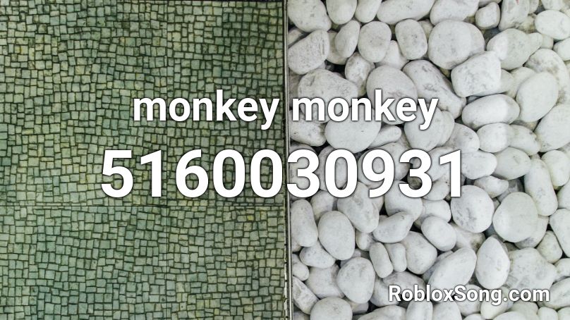 monkey monkey Roblox ID