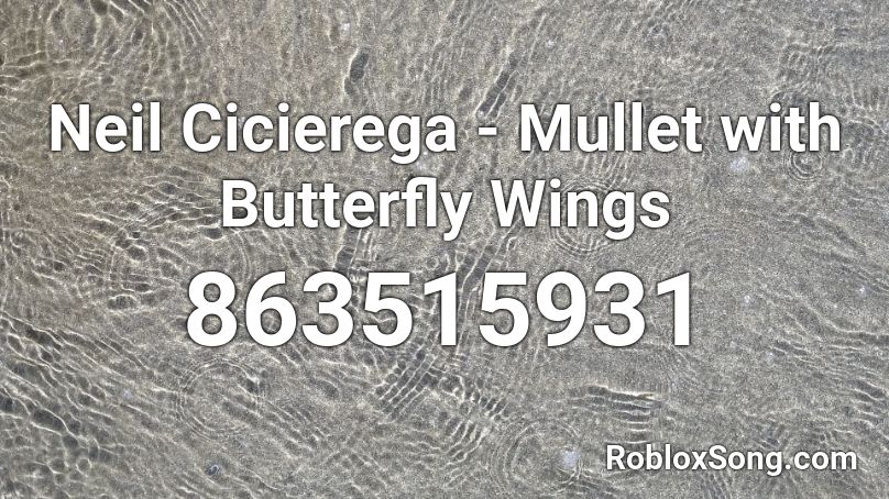 Neil Cicierega - Mullet with Butterfly Wings Roblox ID