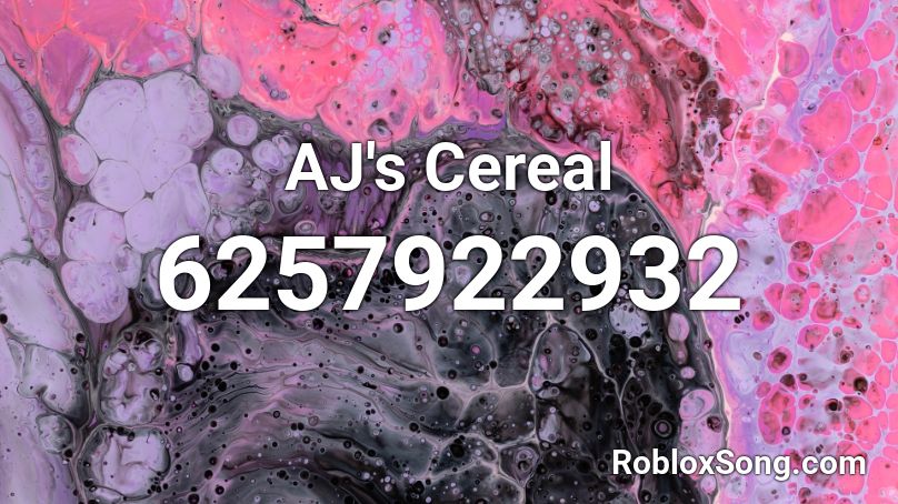 AJ's Cereal Roblox ID