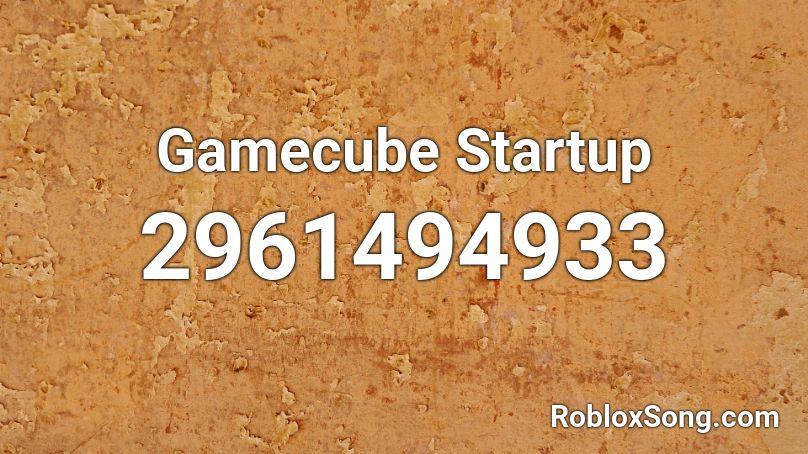 Gamecube Startup Roblox ID