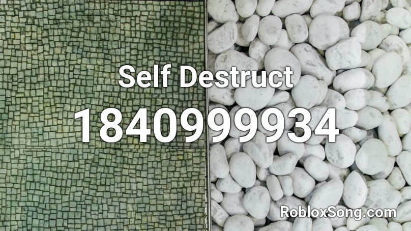 Self Destruct Roblox ID