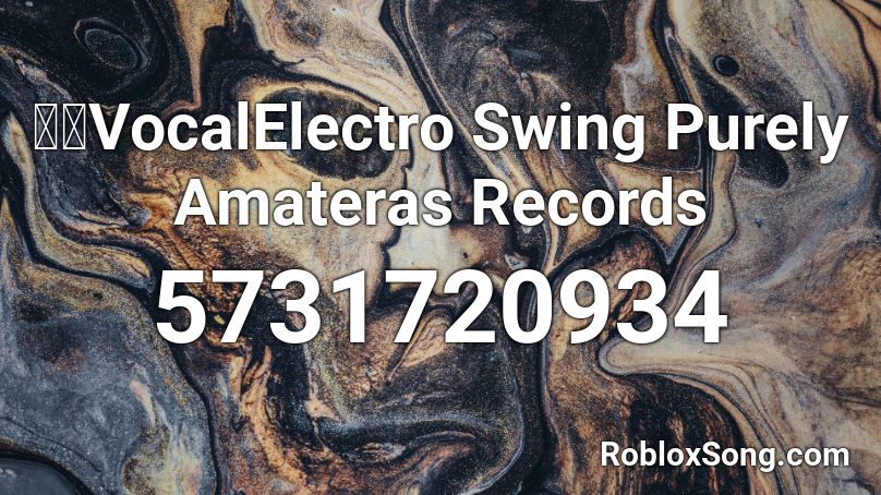 東方VocalElectro Swing Purely Amateras Records Roblox ID