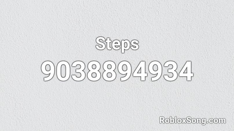 Steps Roblox ID