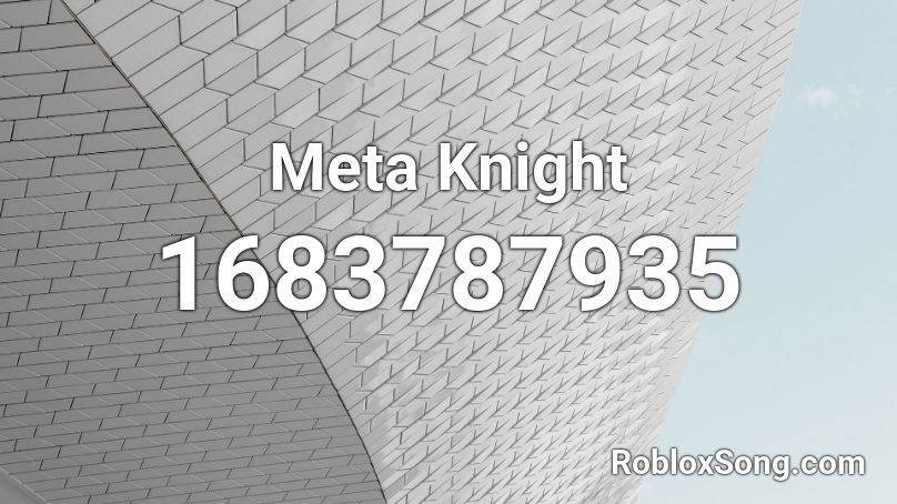 Meta Knight Roblox ID