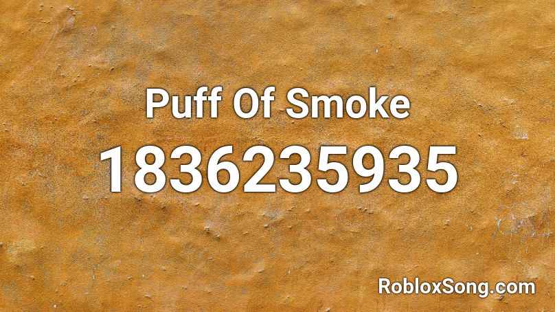Puff Of Smoke Roblox ID