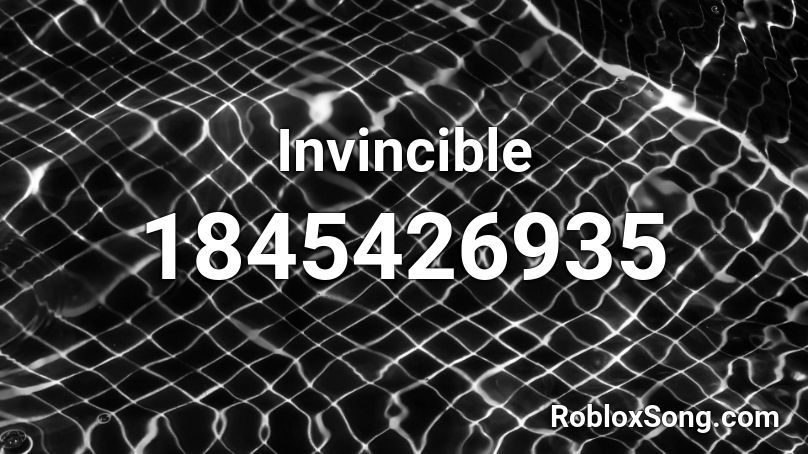 Invincible Roblox ID