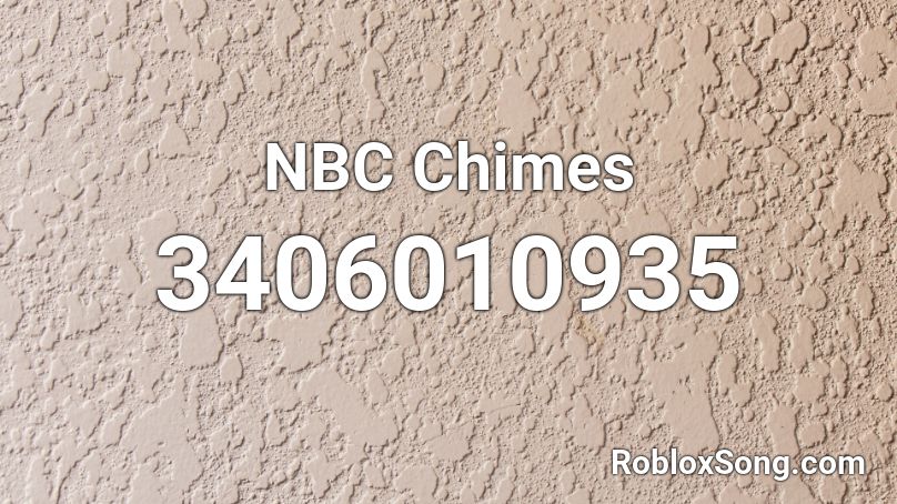 NBC Chimes Roblox ID