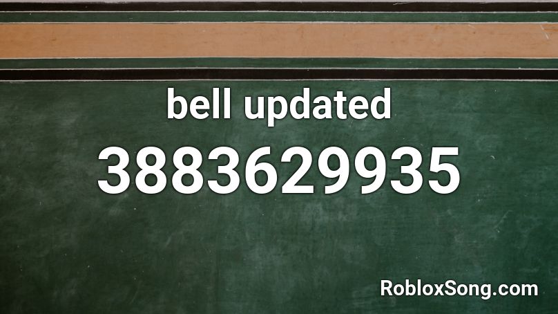 bell updated Roblox ID