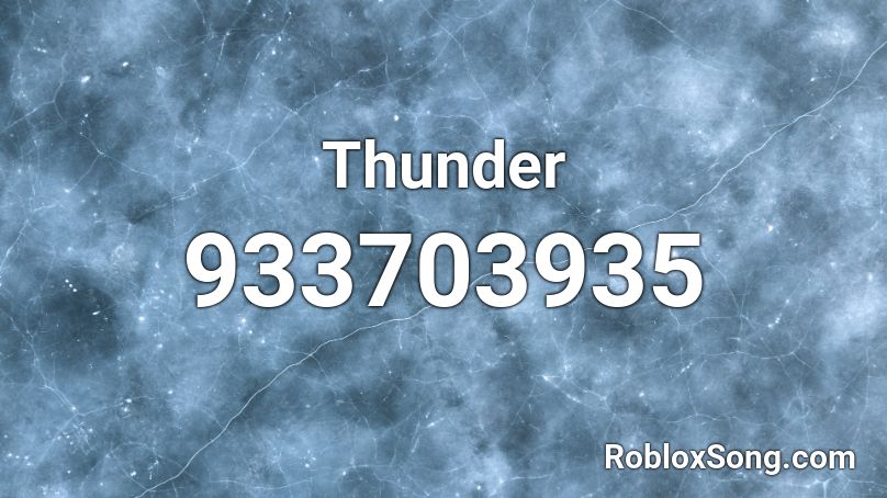 Thunder Roblox ID