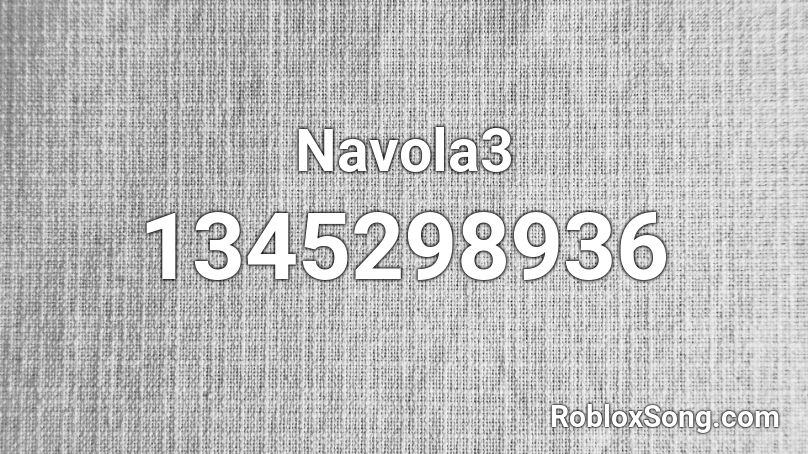 Navola3 Roblox ID