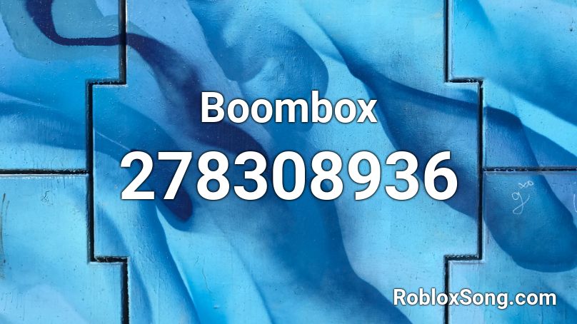 Boombox Roblox ID