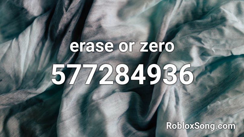 erase or zero Roblox ID