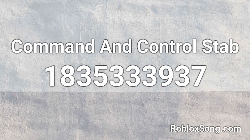 Command And Control Stab Roblox ID