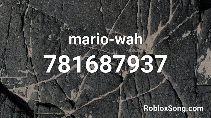 mario-wah Roblox ID