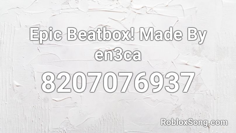 Audio Made by En3ca Roblox ID