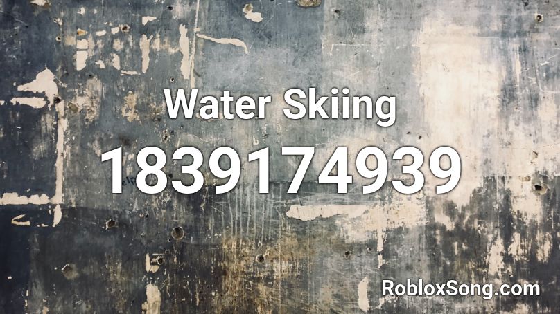 Water Skiing Roblox ID