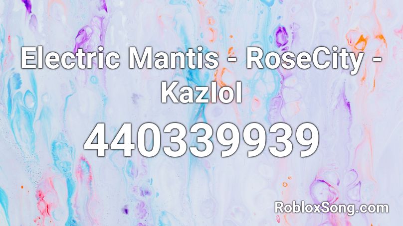 Electric Mantis - RoseCity Roblox ID