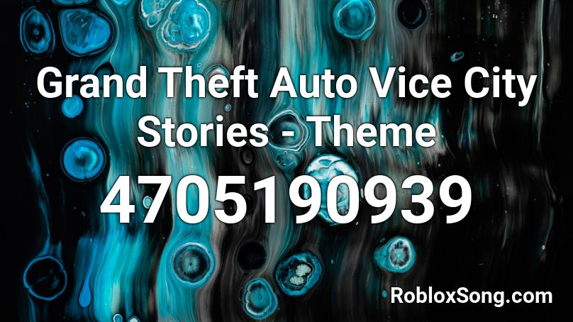 Grand Theft Auto Vice City Stories - Theme  Roblox ID