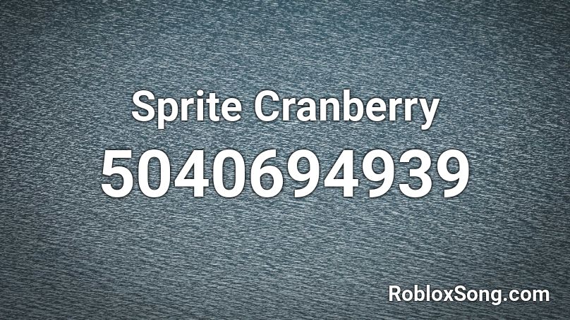 roblox sprite cranberry id