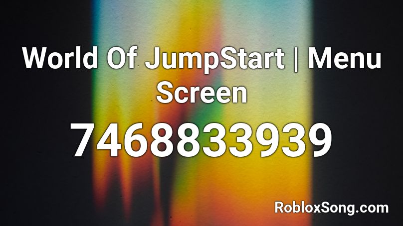 World Of JumpStart | Menu Screen Roblox ID