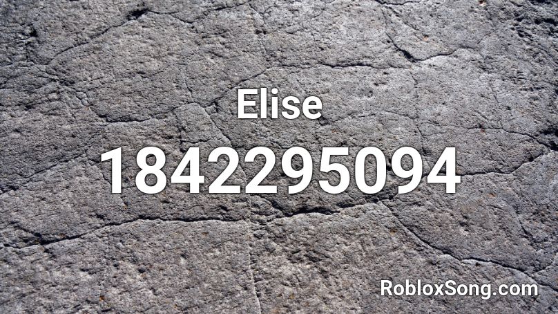 Elise Roblox ID