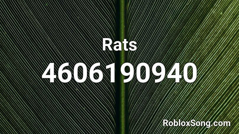 Rats Roblox ID