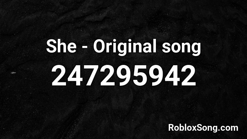 She Roblox ID