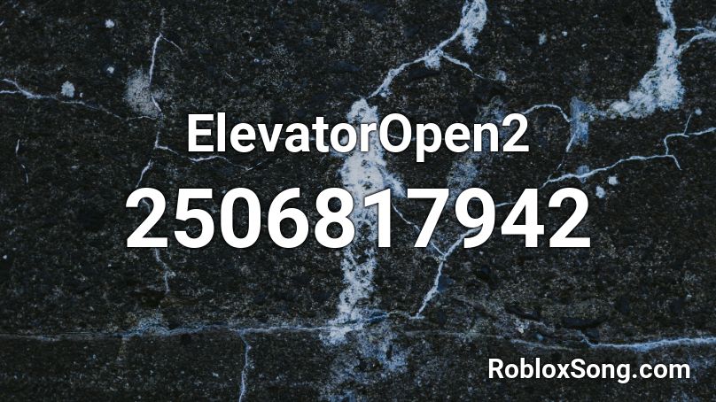 ElevatorOpen2 Roblox ID