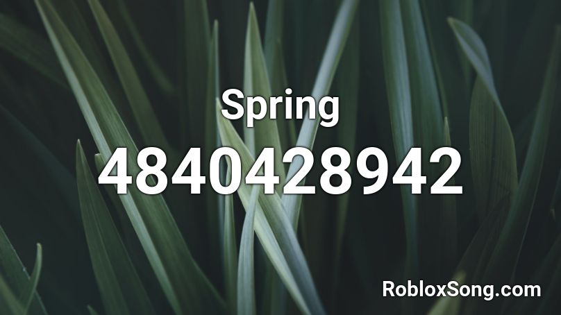 Spring Roblox ID