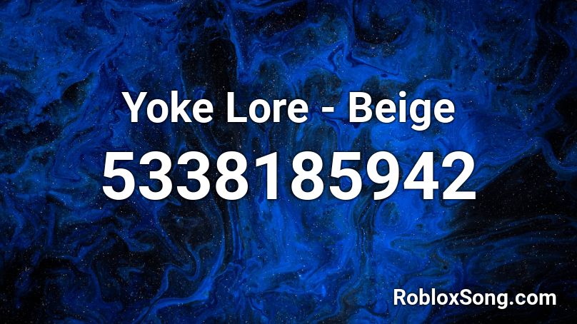 Yoke Lore - Beige Roblox ID