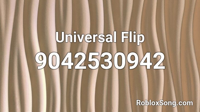 Universal Flip Roblox ID