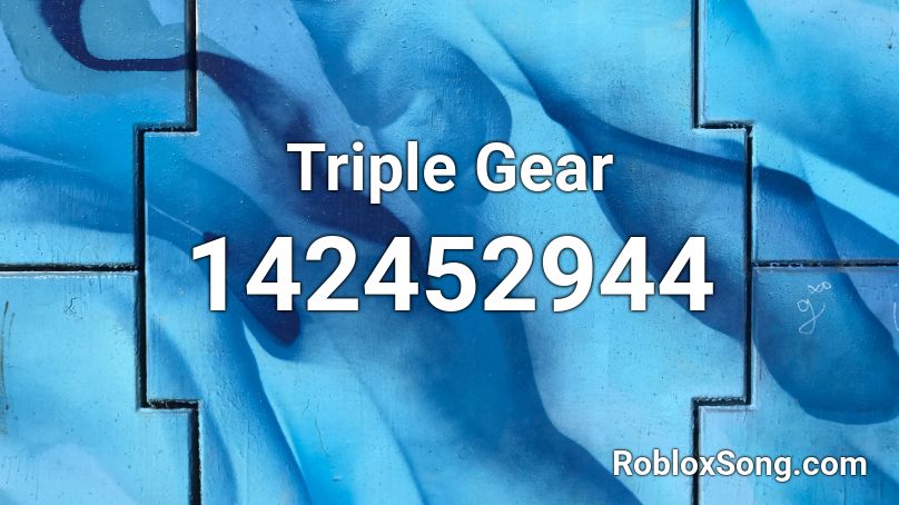 Triple Gear Roblox ID